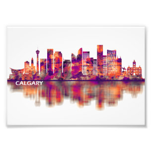 Calgary Canada Skyline Fotodruck