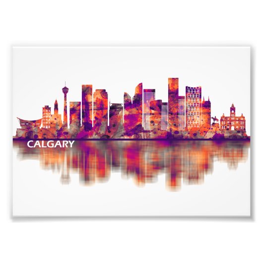 Calgary Canada Skyline Fotodruck (Vorne)