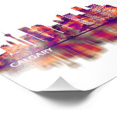 Calgary Canada Skyline Fotodruck (Ecke)