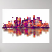 Calgary Canada Skyline Poster (Vorne)