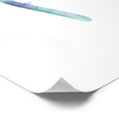 Calgary Canada Skyline Poster (Ecke)