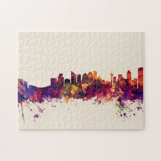Calgary Canada Skyline Puzzle (Horizontal)