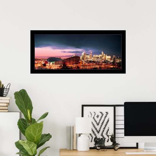 Calgary Chinook & Sunset Poster (Heimbüro)