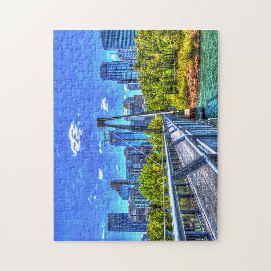Calgary City Skyline. Puzzle (Vertikal)