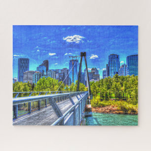 Calgary City Skyline. Puzzle