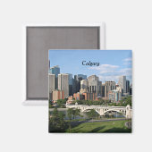 Calgary Cityscape Magnet (Vorderseite/Rückseite)