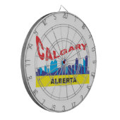 Calgary Dartscheibe (Vorderseite Links)