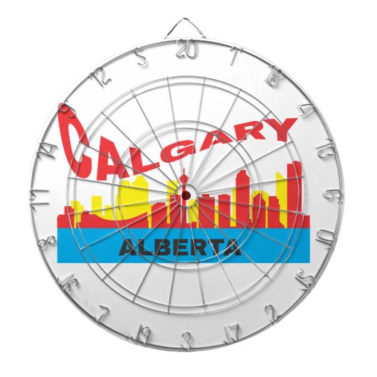 Calgary Dartscheibe (vorne)