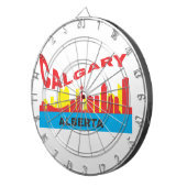 Calgary Dartscheibe (Vorderseite rechts)