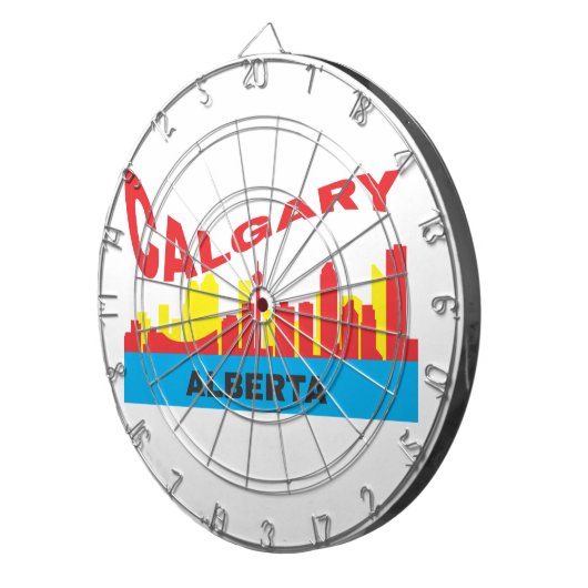 Calgary Dartscheibe (Vorderseite rechts)