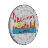 Calgary Dartscheibe (Vorderseite Links)