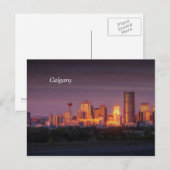 Calgary Dawn Postkarte (Vorne/Hinten)