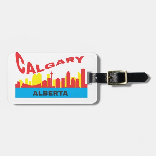 Calgary Gepäckanhänger (Vorderseite horizontal)