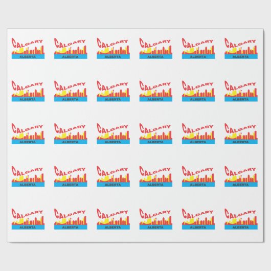 Calgary Geschenkpapier (Flach)