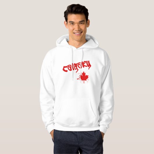 Calgary-Graffiti Hoodie (Vorne ganz)