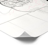 Calgary - Kanada Neapolitan City Map Poster (Ecke)