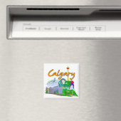 Calgary - Kanada.png Magnet (In Situ (Geschirrspüler))