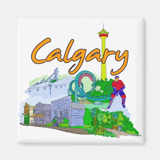 Calgary - Kanada.png Magnet (Vorne)