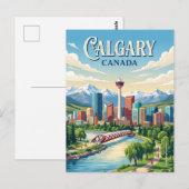 Calgary, Kanada Postkarte (Vorne/Hinten)
