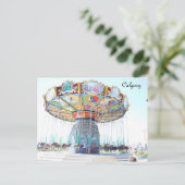 Calgary, Kanada Postkarte (Stehend Vorderseite)