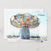 Calgary, Kanada Postkarte (Vorne/Hinten)