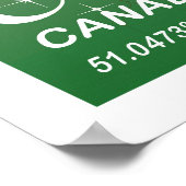 Calgary - Kanadas Weihnachtskalkarte Poster (Ecke)