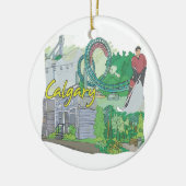 Calgary Keramik Ornament (Links)