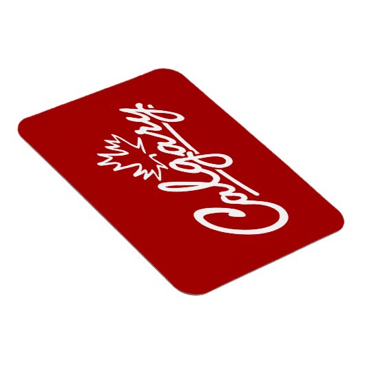 Calgary Leaf Script Magnet (Rechte Seite)