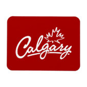 Calgary Leaf Script Magnet (Horizontal)