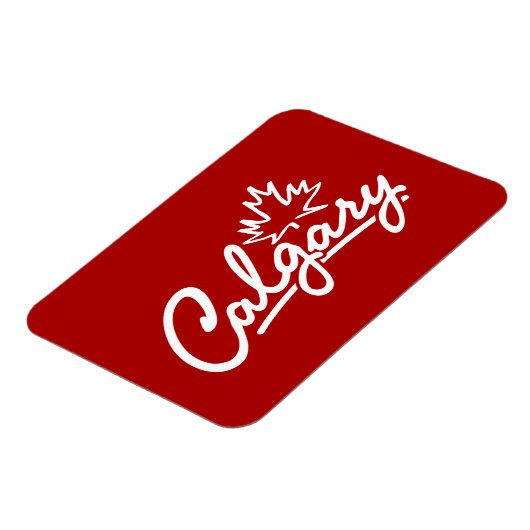 Calgary Leaf Script Magnet (Linke Seite)