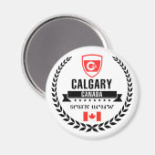 Calgary Magnet (Vorderseite/Rückseite)