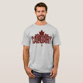 Calgary  Maple Leaf Graphic T-Shirt – AB (Vorne ganz)