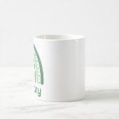 Calgary Name Clover Boho Rainbow Kaffeetasse (Mittel)