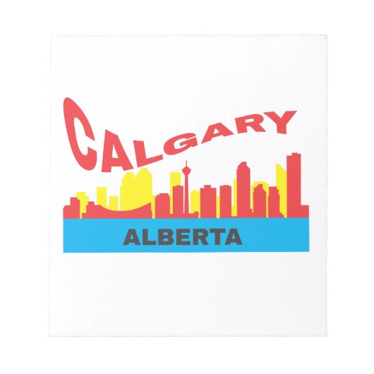 Calgary Notizblock (Vorderseite)