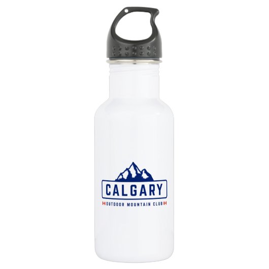 Calgary Outdoor Edelstahlflasche (Vorderseite)