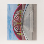 Calgary Peace Bridge. Puzzle (Vertikal)