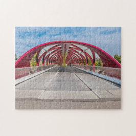 Calgary Peace Bridge. Puzzle