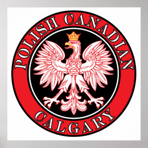 Calgary Polnischer Adler Poster
