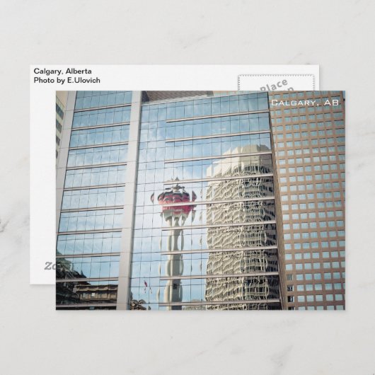 Calgary Postcard Postkarte (Vorne/Hinten)