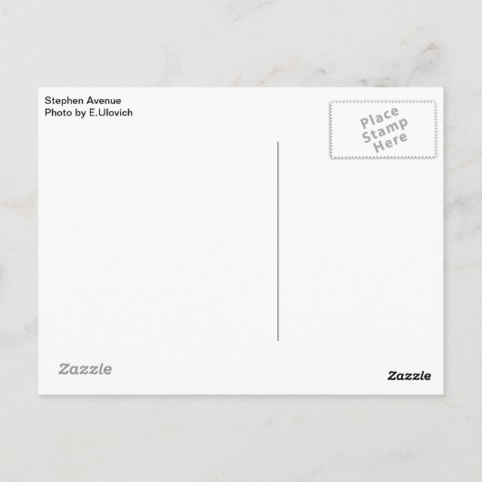 Calgary Postcard Postkarte (Rückseite)