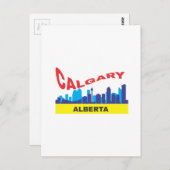 Calgary Postkarte (Vorne/Hinten)