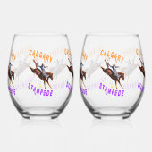 Calgary Pride Stampede Weinglas Ohne Stiel (Links)