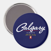 Calgary Script Magnet (Vorderseite/Rückseite)