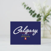Calgary Script Postkarte (Stehend Vorderseite)