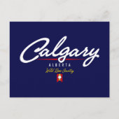 Calgary Script Postkarte (Vorderseite)