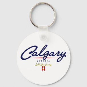 Calgary-Skript Schlüsselanhänger