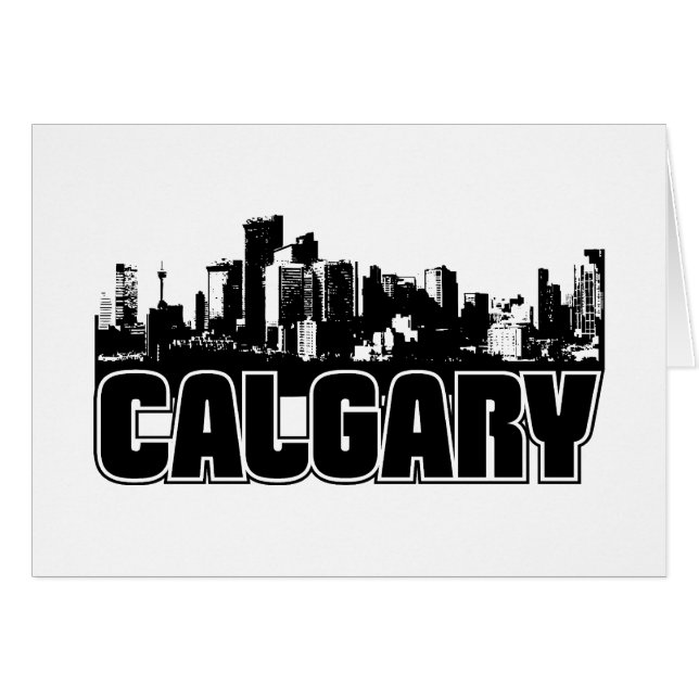 Calgary-Skyline (Vorderseite (Horizontal))