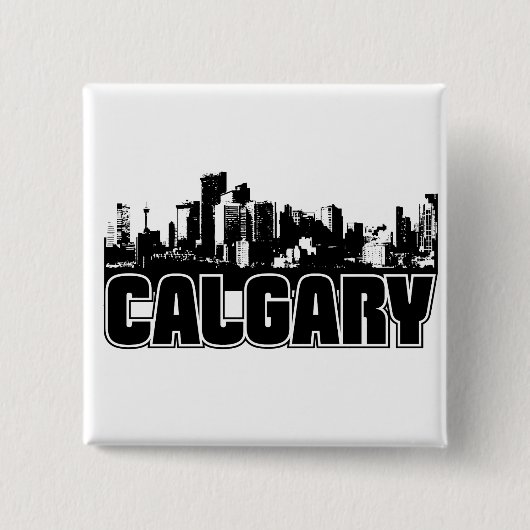 Calgary-Skyline Button (Vorderseite)