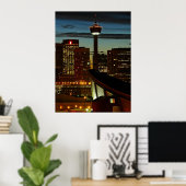 Calgary Skyline Gerahmt Print Poster (Heimbüro)