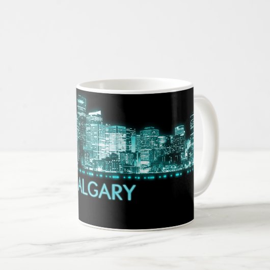 Calgary Skyline Kaffeetasse (VorderseiteRechts)